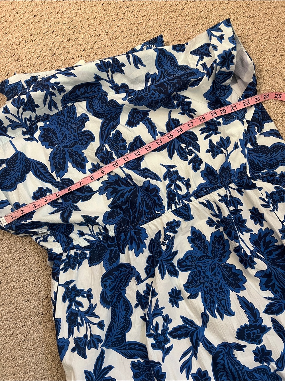 NEW FITZROY & WILLA Savannah Dress Blue Gordes medium - Picture 7 of 7